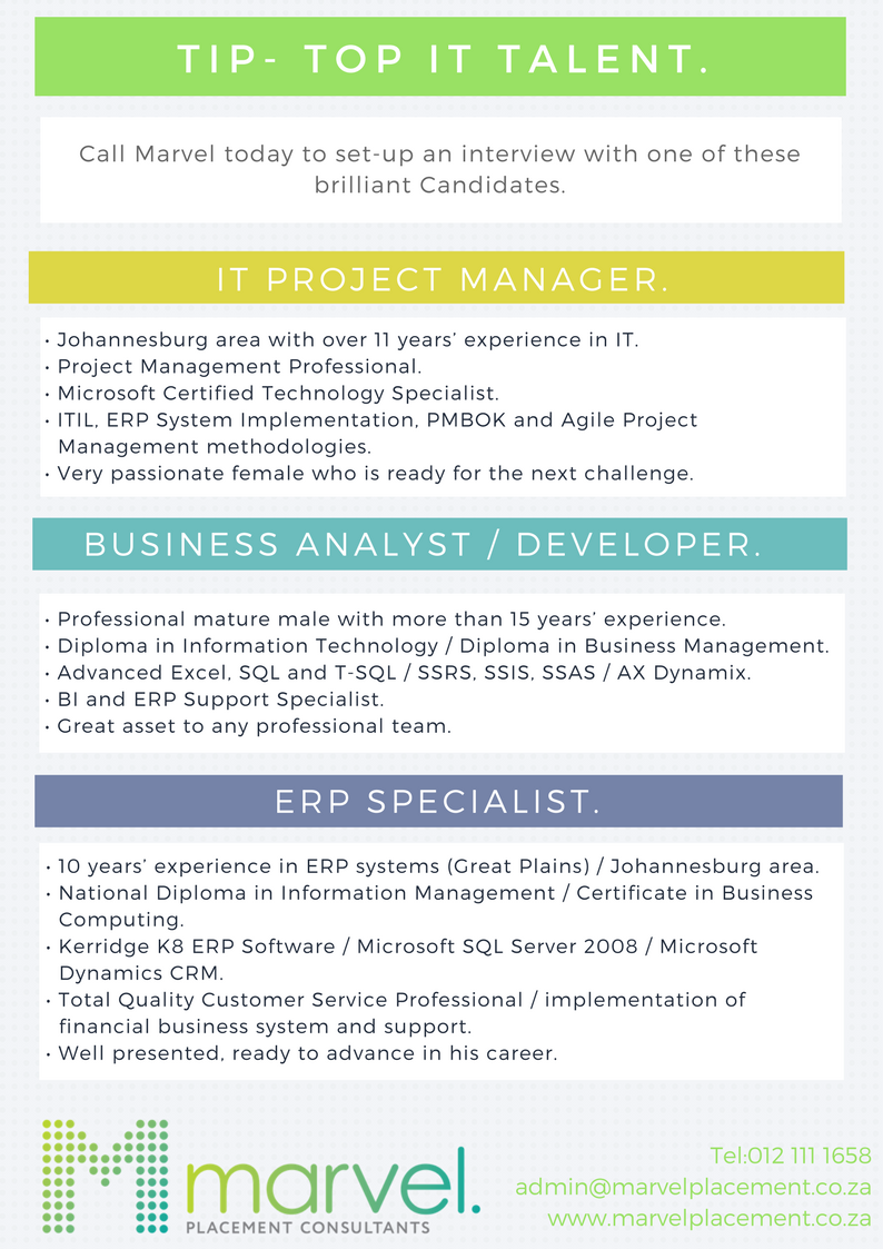 TipTop IT Talent. Marvel Placement Consultants